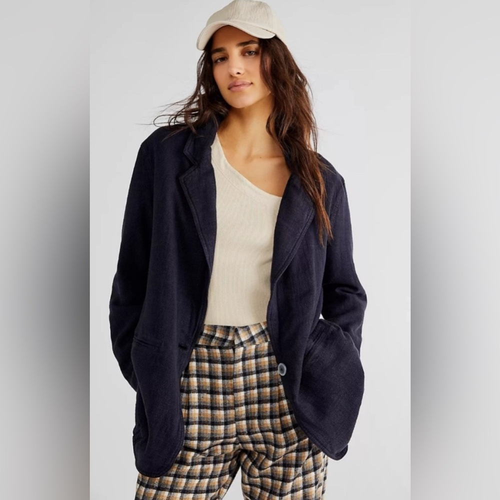 Free People Beckett Boyfriend Blazer